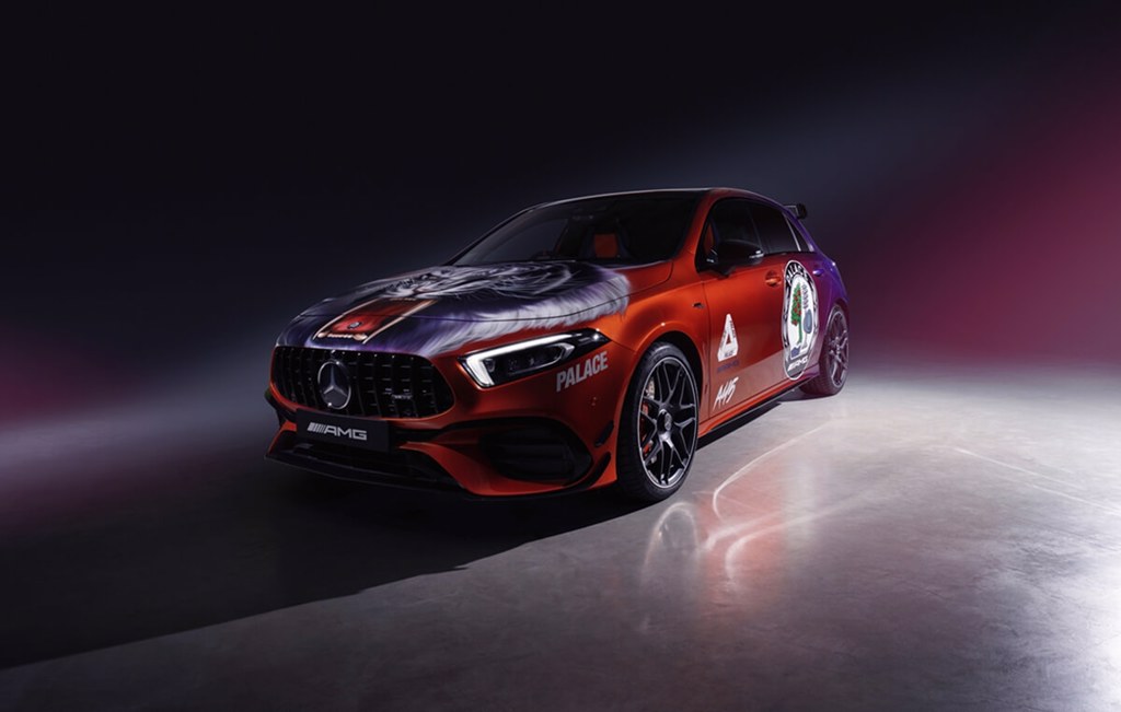 Mercedes-AMG與英國潮牌Palace合作展示了四輛精采奪目的藝術車(圖/CarStuff) 