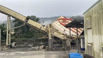 強震威脅 花蓮砂石場與碾米廠也相繼傳出災情 