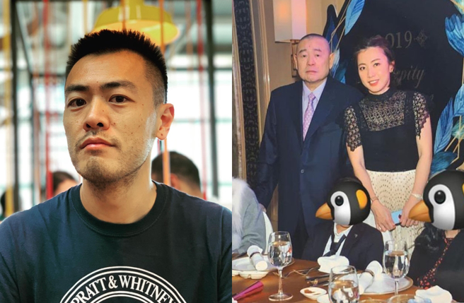 刘鸣炜是刘銮雄的长子，被封为钻石级单身汉。（图／翻摄自mingwai.lau IG；翻摄自甘比Kimbee微博）