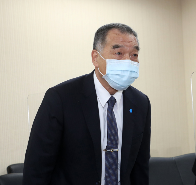 國防部長邱國正（見圖）。（劉宗龍攝）