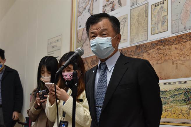 陆委会主委邱太三。（记者陈冠宇摄影）