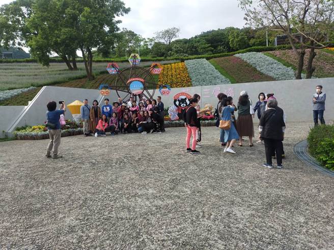 北投三层崎花海将结束，明年扩大登场。（图／北市工务局提供）