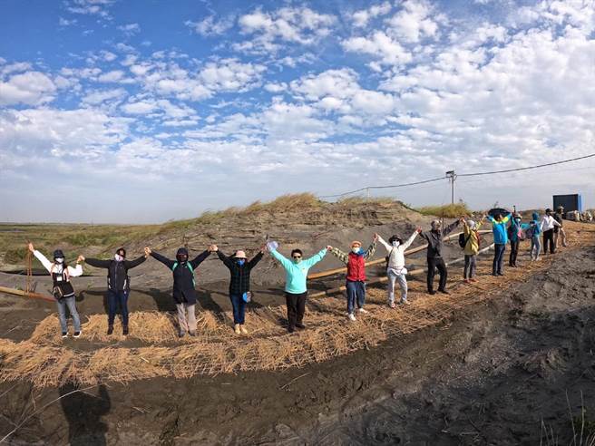 第4河川局在云林县麦寮乡推动浊水溪地方创生，公民参与永续扬尘防制。（第4河川局提供／张朝欣云林传真）