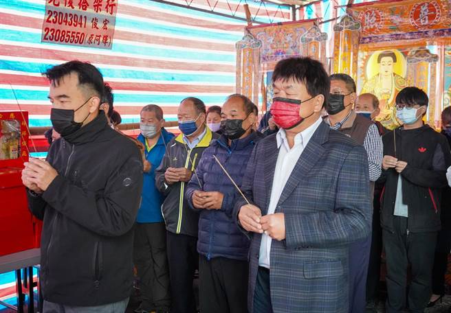 林口區公所於今日至區內第一公墓辦理祈福法會（區公所提供／戴上容新北傳真）