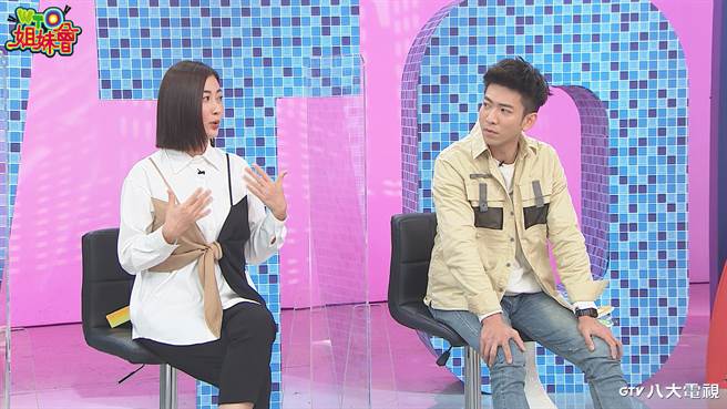 林利霏上《WTO姐妹会》分享和老公张翰的生活日常。（八大提供）