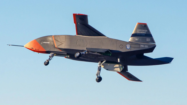 澳洲的忠诚僚机系统，正式定名MQ-28「幽灵蝙蝠」。(图/波音)