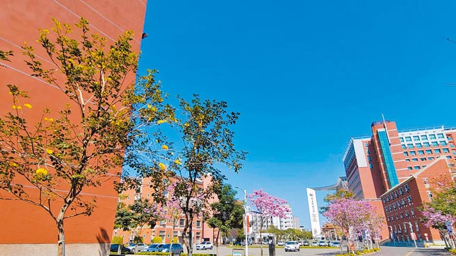 南臺科大近年在校长卢灯茂带领团队积极营造优质校园环境，美化校园生态景观，提供学生更适宜的学习环境，在软硬体持续升级中，处处展现一流学府的办学风范。图／南臺科大提供
