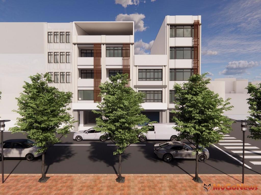 都更整維示範街道翻新計畫，樹林站前老宅亮麗轉新宅，樹林區鎮前街修繕後模擬圖 (圖/MyGoNews買購房地產新聞)