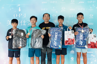 美傑仕OPI盃網賽》14歲男雙組 去年亞軍復仇成功