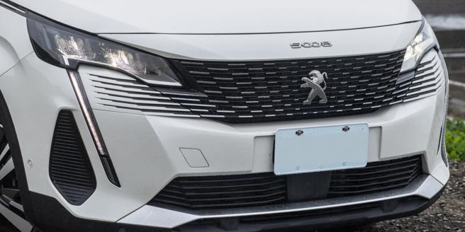 大型保杆整合头灯、日行灯与水箱护罩。（陈大任摄）