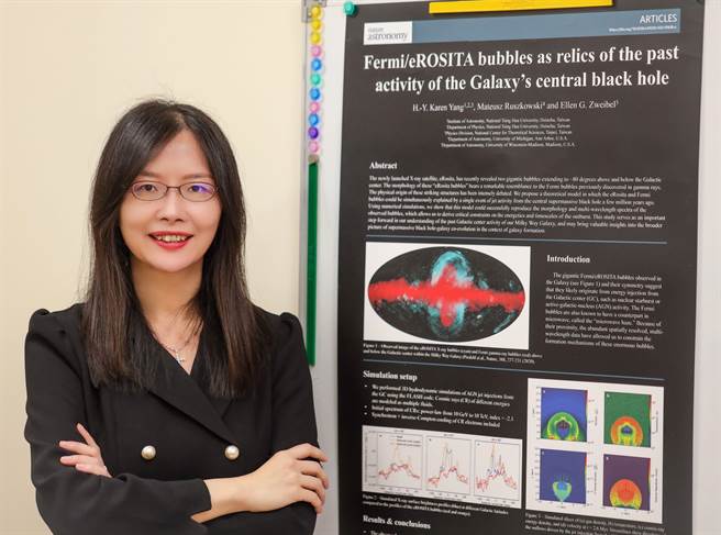 清華大學天文所助理教授楊湘怡揭開銀河系巨大泡泡成因之謎。（清華提供／陳育賢新竹傳真