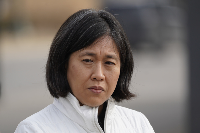 美國貿易代表戴琪（Katherine Tai）。(圖／美聯社)