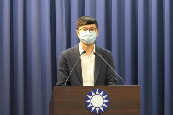 國民黨文傳會主委凌濤。（趙婉淳攝）