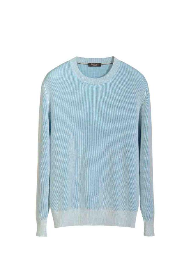 Loro Piana针织上衣，价格店洽。（Loro Piana提供）