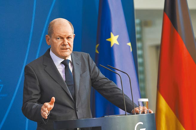 德国总理萧兹（Olaf Scholz）重申，俄油气禁运可能对欧洲带来更大伤害。图／美联社