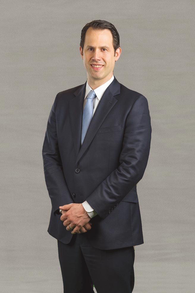 联博集团全球多元固定收益投资组合经理马修‧谢尔顿（Matthew Sheridan）。图／联博提供