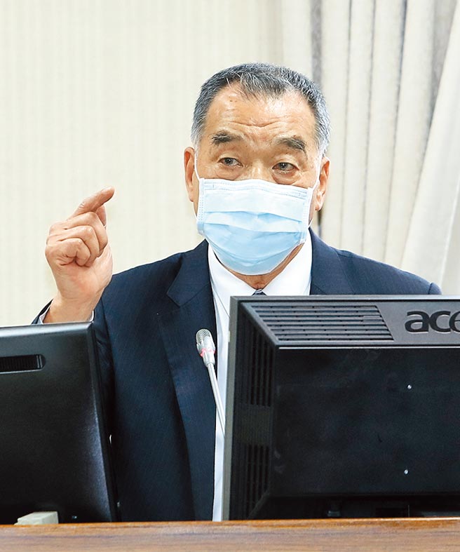 國防部長邱國正。（劉宗龍攝）