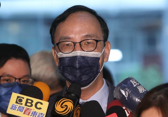 國民黨主席朱立倫。（鄭任南攝）