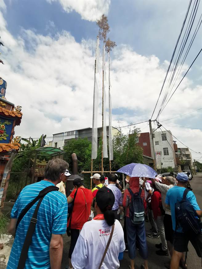 苗栗縣後龍新港社道卡斯族牽田祭，在每年中秋節舉辦。（謝明俊攝）