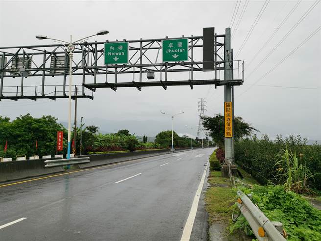 苗140線卓蘭段區間測速設備將從3月底恢復執法。（謝明俊攝）