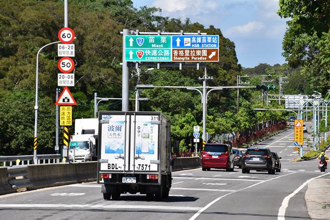 台13甲線造橋段區間測速設備將從3月底恢復執法。（謝明俊攝）