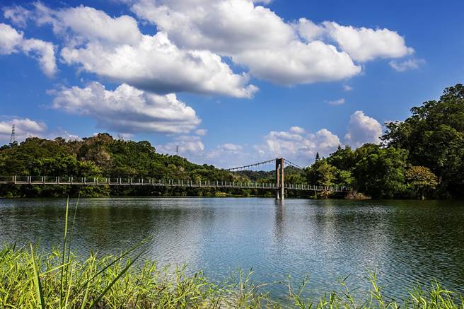 宝山水库这几天蓄水量达满库100％。（罗浚滨摄）