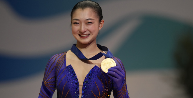 日本女将坂本花织力夺金牌(美联社)