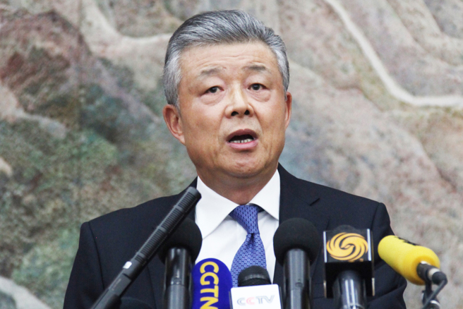 知名外交官劉曉明。(圖/中央社)