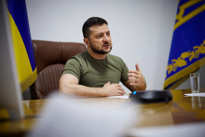 烏克蘭總統澤倫斯基（Volodymyr Zelensky）。(圖/路透社) 