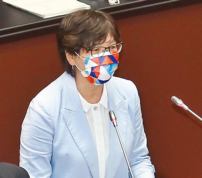 民眾党立委蔡壁如。（姚志平摄）