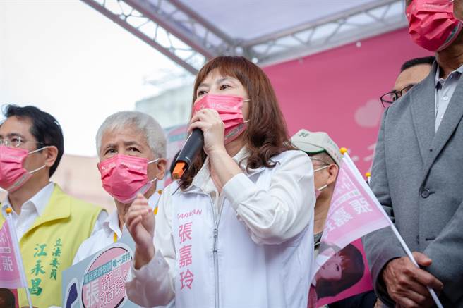 民進黨新北市中和區議員參選人張嘉玲26日成立競選辦公室。（張嘉玲提供）