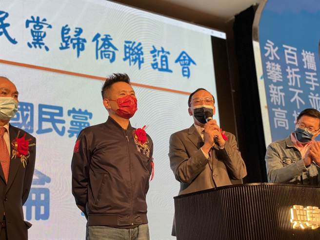 國民黨主席朱立倫今出席國民黨歸僑聯誼會春酒。（國民黨提供）