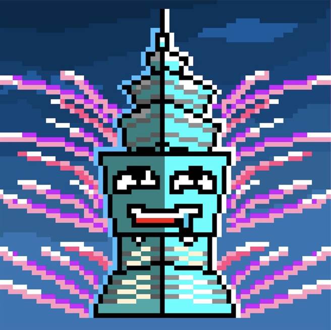 MetaStore發表的第一個NFT虛擬商店是台北101。（主力創造 Dunatos提供）