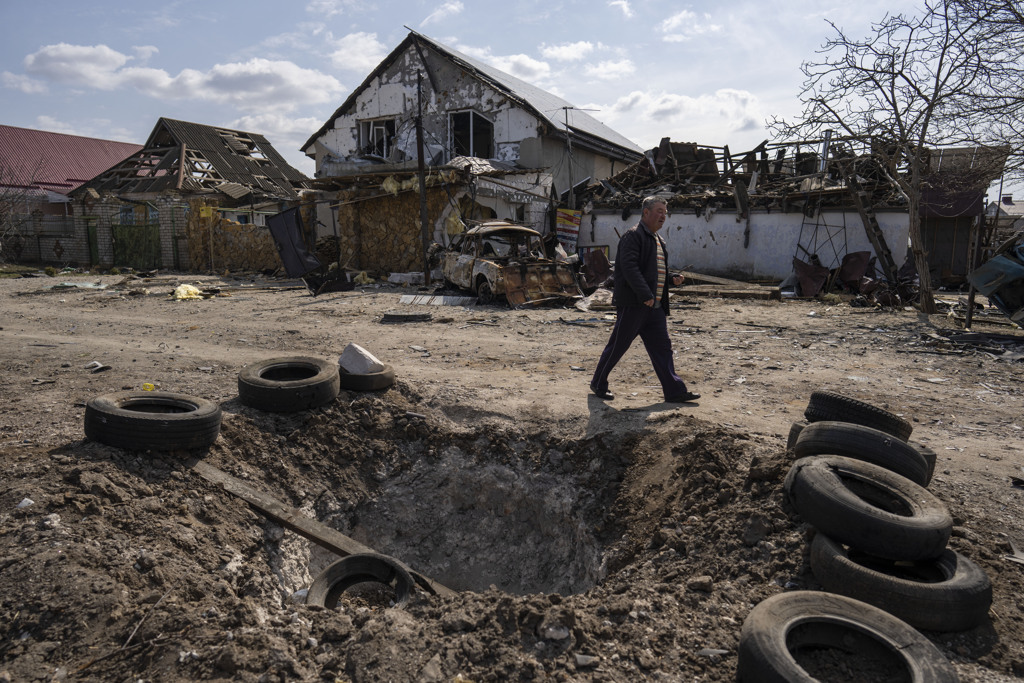 美国战研智库研判，克里姆林宫很可能修正早先快速降伏乌克兰的方针。图／美联社(photo:ChinaTimes)