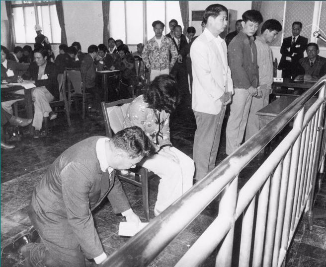 1979年吴泰安（吴春发）、 余素贞、 甘茶晓、 张森源、 黄哲聪涉嫌叛乱（图文：中时檔案照片）