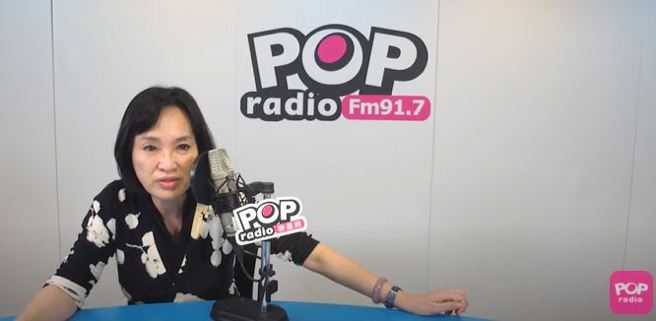 國民黨智庫執行長柯志恩。(取自POP Radio聯播網youtube影片)