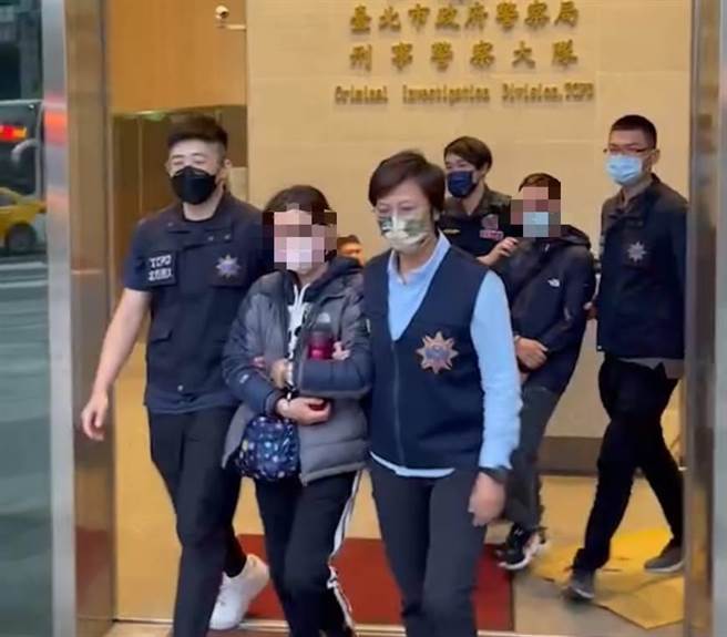 警方逮捕在西昌街经营地下签注站的陈姓女子等人。（翻摄画面）