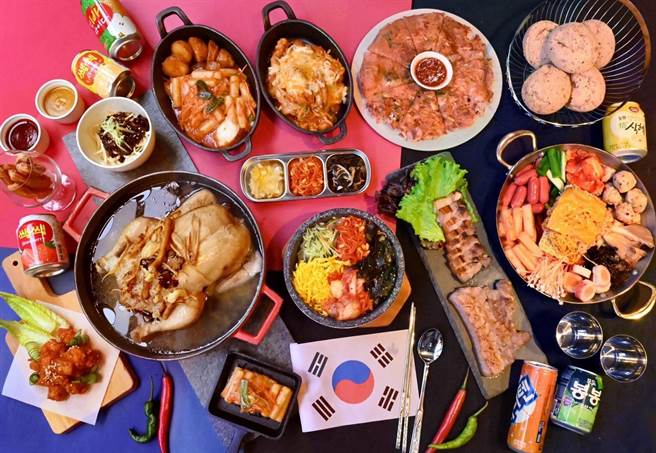 台北花园大酒店飨聚厨房韩国美食节。（天成集团提供）
