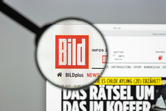 俄罗斯已限制民眾连结德国画报（Bild）网站。(图／shutterstock)