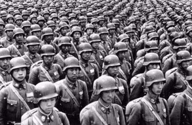 1936年，抗战前德械装备的教导总队（照片：作者炳文提供）