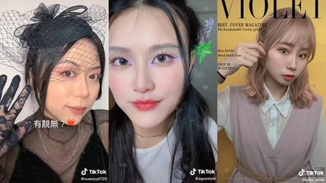 （由左至右为 TikTok 创作者一五五小 Zoe @xuzhiwen229、 SHaLL we 板娘日常 @shall_we.tww、Polly closet @qstartaiwan）