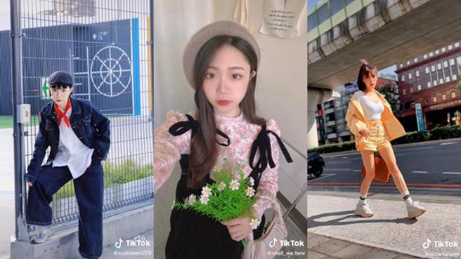 TikTok 创作者分享连假穿搭，百搭衬衫、碎花单品、帅气丹寧，轻松搭配更时尚。 