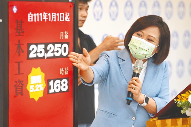 劳动部31日将召开今年第一季基本工资工作小组。图为劳动部长许铭春。（杜宜谙摄）