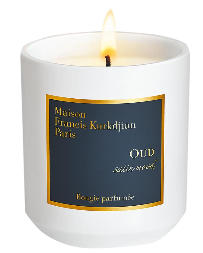 MFK也推出OUD satin mood香氛蜡烛，3680元。（MFK提供）