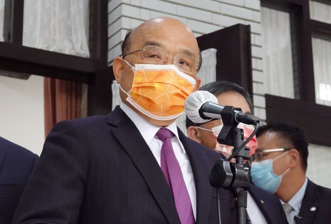 行政院长苏贞昌。（姚志平摄）