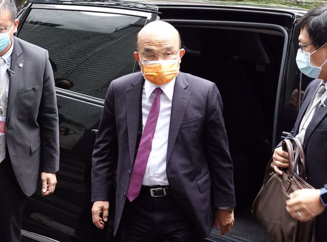 行政院长苏贞昌。（姚志平摄）