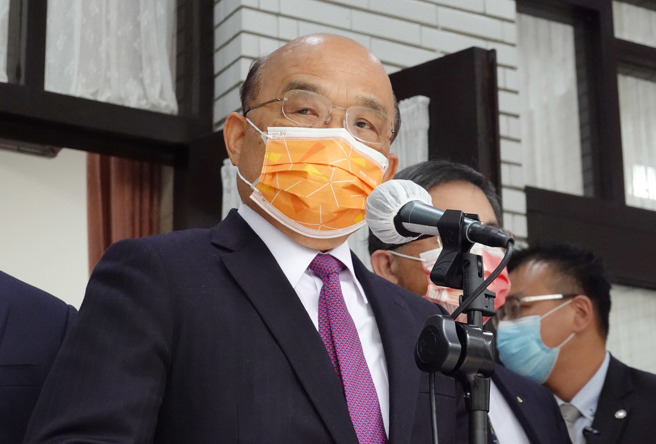 行政院长苏贞昌。（姚志平摄）