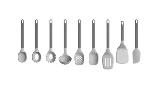  LEO雾灰色系的厨房小五金，时尚厨房必备美型小物。（旺代企业提供）