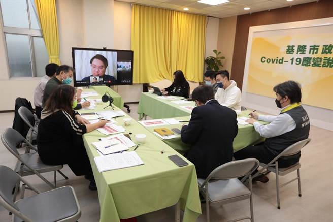 基隆新增6例本土個案，包括警察1例、銀河小吃店消費者一家3口、接觸者1例、感染源不明1例。（基隆市政府提供／陳彩玲基隆傳真）