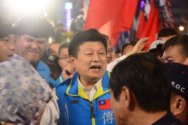 国民党立委傅昆萁。（资料照，王志伟摄）